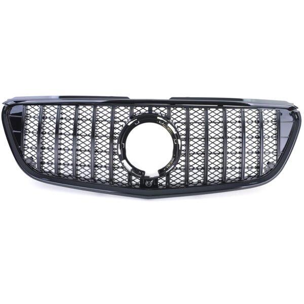 Sport gloss black front grille for MERCEDES V-CLASS and VITO W447 W448 - Slika 5