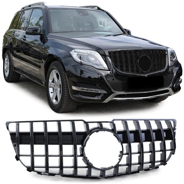 Sport gloss black front grille for MERCEDES GLK W204