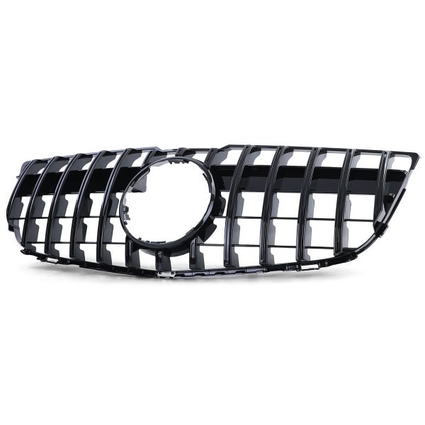 Sport gloss black front grille for MERCEDES GLK W204 - Slika 2