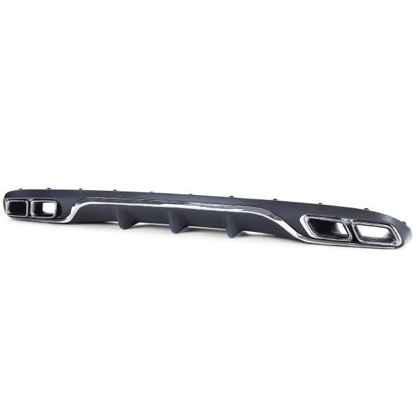 Sport rear diffuser with chrome tailpipes for MERCEDES E-CLASS W213 - Slika 7