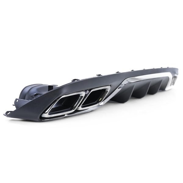 Sport rear diffuser with chrome tailpipes for MERCEDES E-CLASS W213 - Slika 6