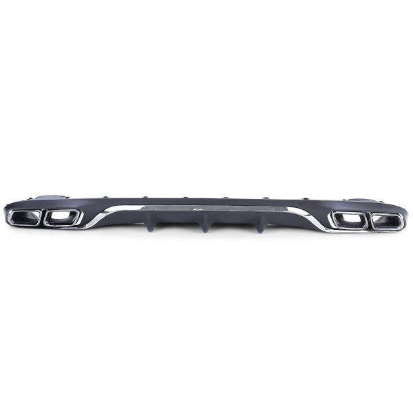 Sport rear diffuser with chrome tailpipes for MERCEDES E-CLASS W213 - Slika 3
