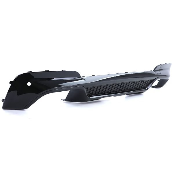 Performance gloss black diffuser with black tailpipes for BMW X3 G01 - Slika 3