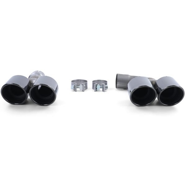 Performance gloss black diffuser with black tailpipes for BMW X3 G01 - Slika 12