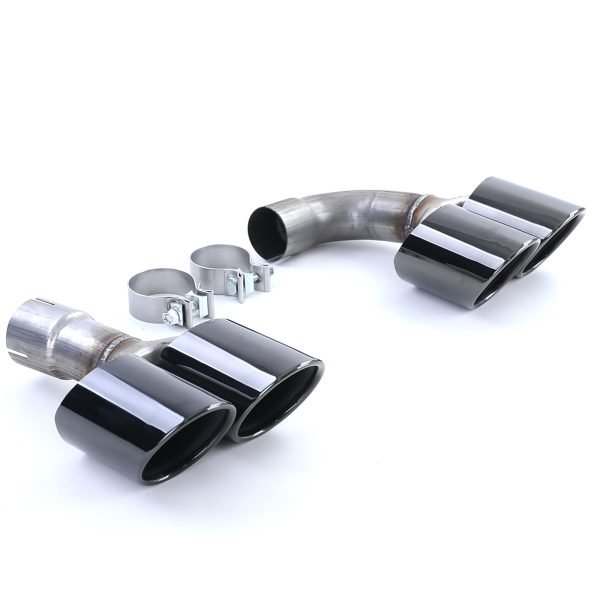 Performance gloss black diffuser with black tailpipes for BMW X3 G01 - Slika 13