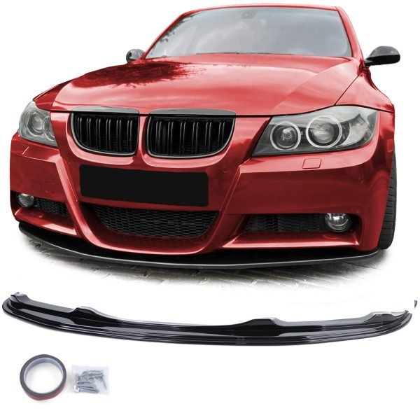 Performance gloss black splitter for BMW 3 SEREIS E90/E91