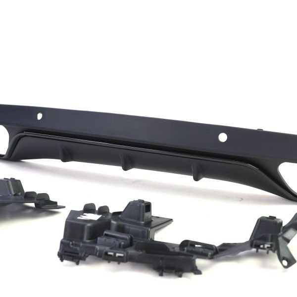 Sport rear diffuser with black tailpipes for MERCEDES C-CLASS W205 - Slika 8