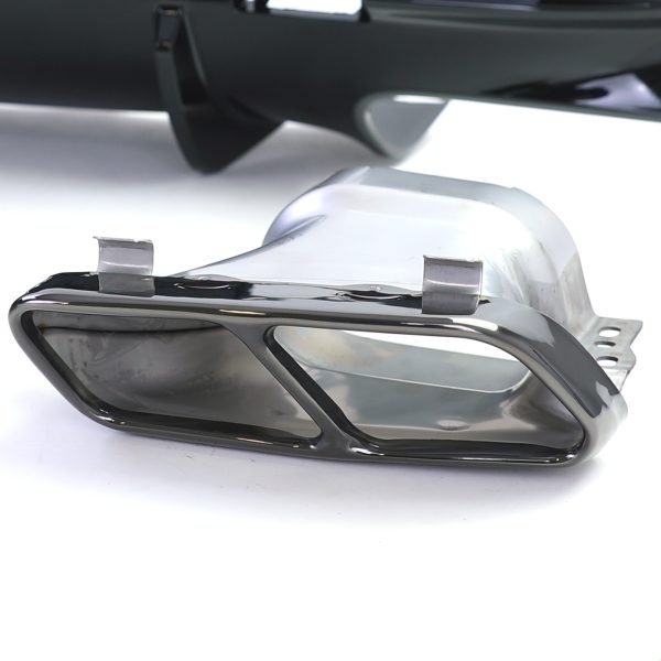 Sport rear diffuser with gloss blakc tailpipes for MERCEDES CLA C117 - Slika 8