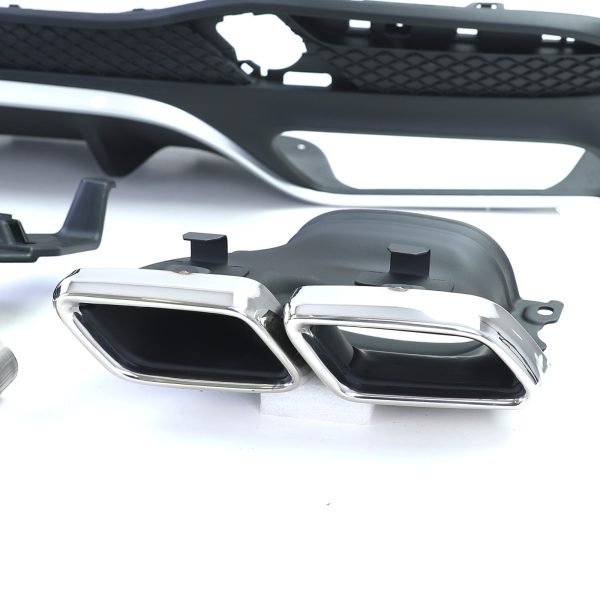 Sport rear diffuser with chrome tailpipes for MERCEDES GLS X166 - Slika 7