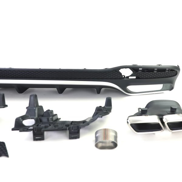 Sport rear diffuser with chrome tailpipes for MERCEDES GLS X166 - Slika 8