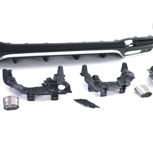 Sport rear diffuser with chrome tailpipes for MERCEDES GLS X166 - Slika 5