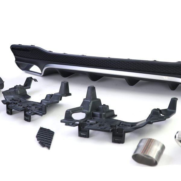 Sport rear diffuser with chrome tailpipes for MERCEDES GLS X166 - Slika 6