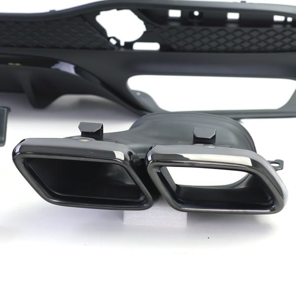 Sport rear diffuser with black tailpipes for MERCEDES GLS X166 - Slika 4