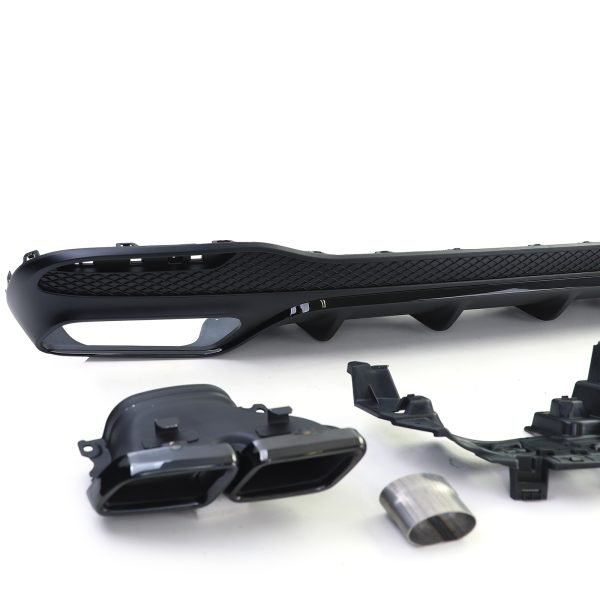 Sport rear diffuser with black tailpipes for MERCEDES GLS X166 - Slika 5