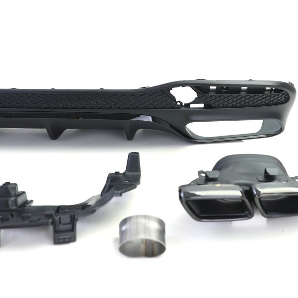Sport rear diffuser with black tailpipes for MERCEDES GLS X166 - Slika 6