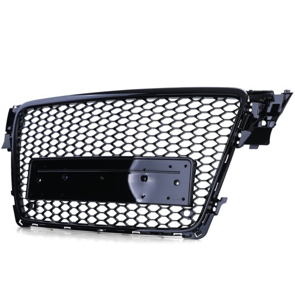 Sport gloss black honeycomb front grille for AUDI A4 B8 8K - Slika 3