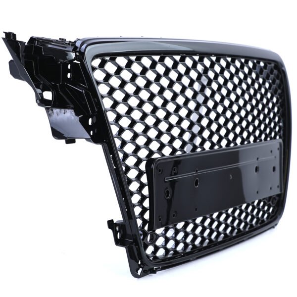 Sport gloss black honeycomb front grille for AUDI A4 B8 8K - Slika 4