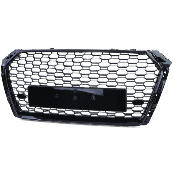 Sport gloss black honeycomb front grille for AUDI A4 B9 8W - Slika 2