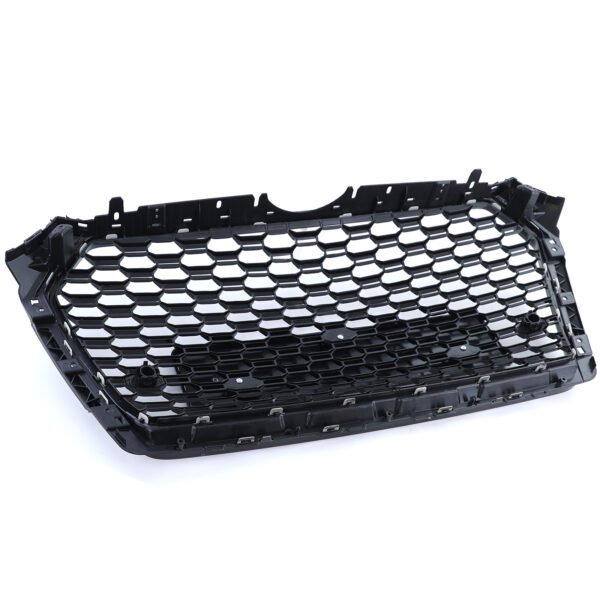 Sport gloss black honeycomb front grille for AUDI A4 B9 8W - Slika 7