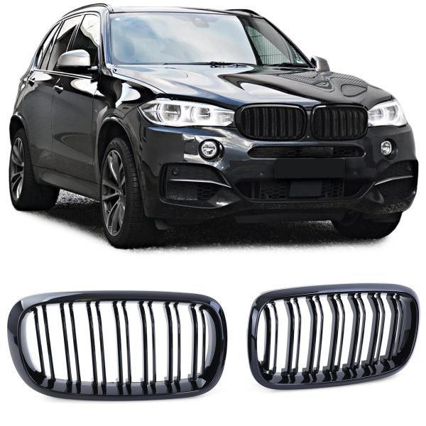 Performance gloss black grilles for BMW X5 F15 and X6 F16