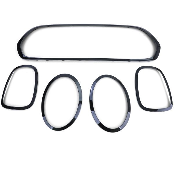 Headlight and tail light frame in gloss black for MINI F55/F56/F57 - Slika 2