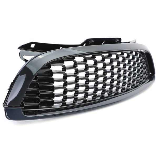 Gloss black radiator grille set for MINI One Cooper R56 R57 R58 R59 - Slika 3