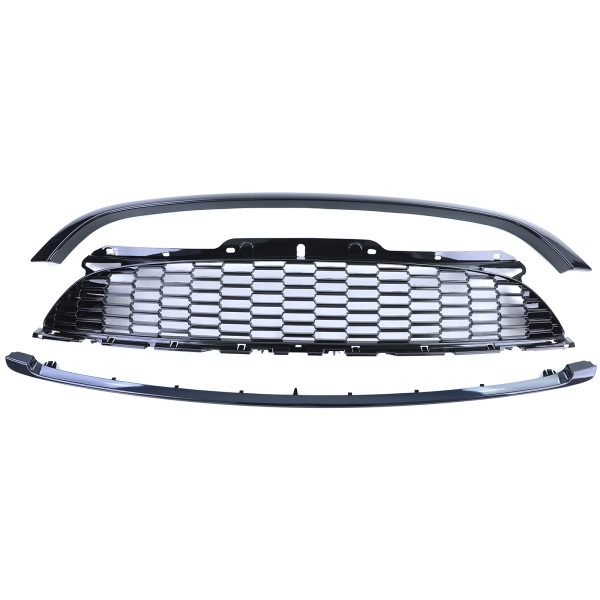 Gloss black radiator grille set for MINI One Cooper R56 R57 R58 R59 - Slika 9