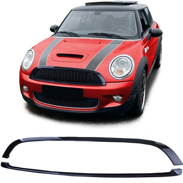 Gloss black radiator grill strips set for MINI One Cooper R56/57/R58/R59