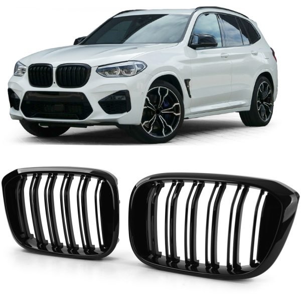 Performance gloss black grilles for BWM X3 G01 X4 G02