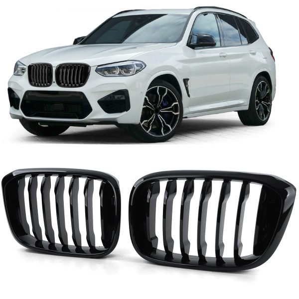 Performance gloss black grilles for BWM X3 G01 X4 G02