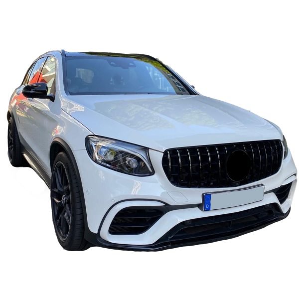 Sport gloss black front grille for MERCEDES GLC X253 - Slika 6