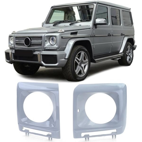 Headlight frame holder covers pair for MERCEDES G-CLASS W463