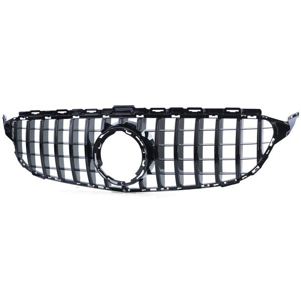 Sport gloss black grille for MERCEDES C-CLASS W205/S205 - Slika 2