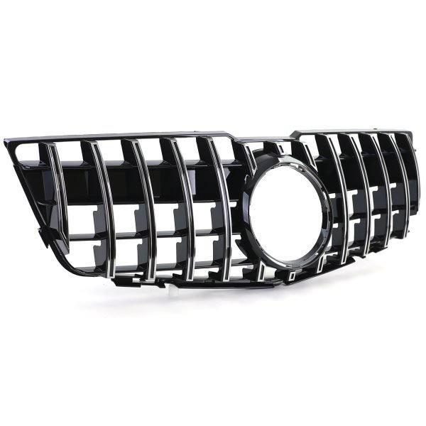 Sport black and chrome front grille for MERCEDES GLK X204 - Slika 3