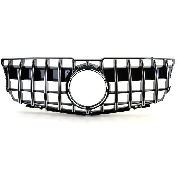 Sport black and chrome front grille for MERCEDES GLK X204 - Slika 4