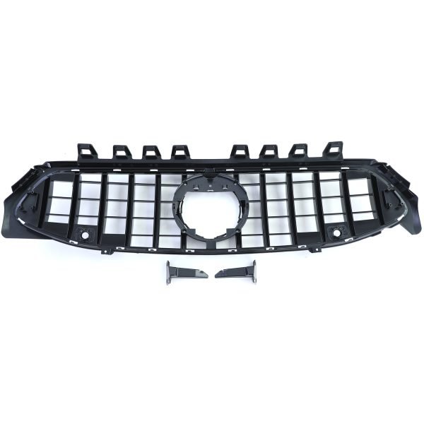 Sport gloss black front grille for MERCEDES CLA C118/X118 - Slika 8
