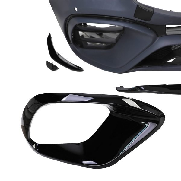 Sport optic front bumper with strips for MERCEDES CLA C118 - Slika 4