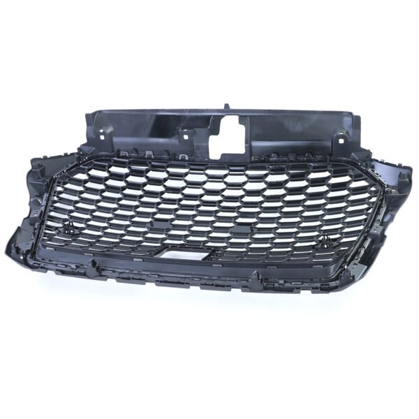 Sport gloss black honeycomb front grille for AUDI A3 8V - Slika 8