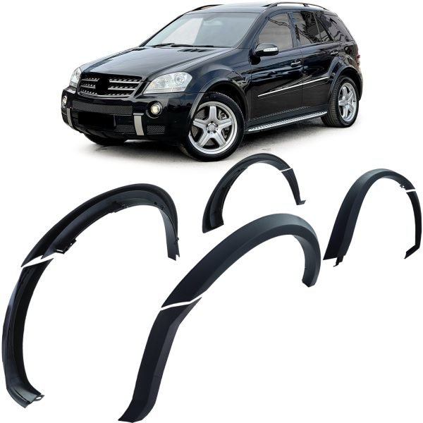 Widened mudguard wheel arches set for MERCEDES ML W164