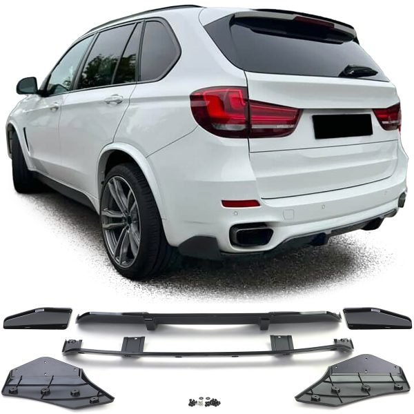 Performance gloss black rear diffuser for BMW X5 F15
