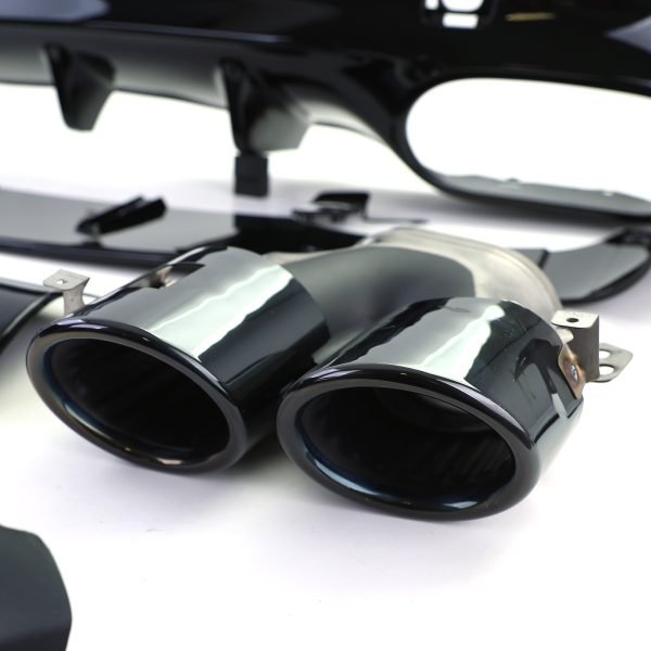 Sport rear diffuser with black tailpipes for MERCEDES CLA C118/X118 - Slika 5