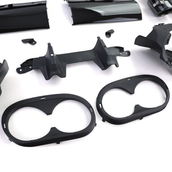 Sport rear diffuser with black tailpipes for MERCEDES CLA C118/X118 - Slika 8