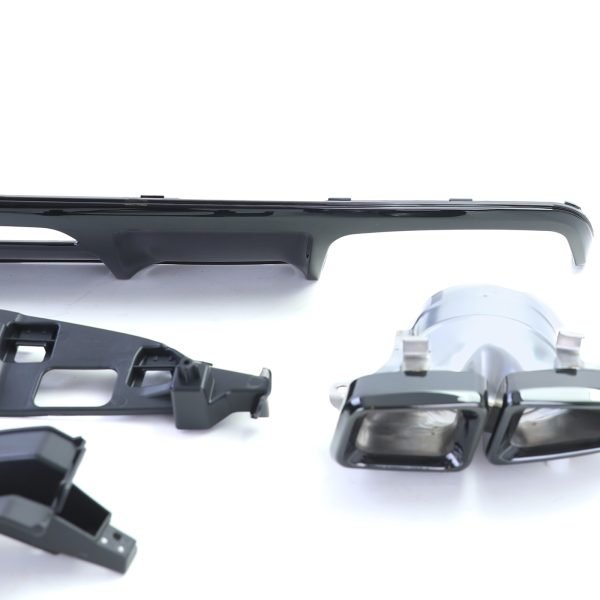 Sport rear diffuser with black tailpipes for MERCEDES CLS C218 - Slika 7