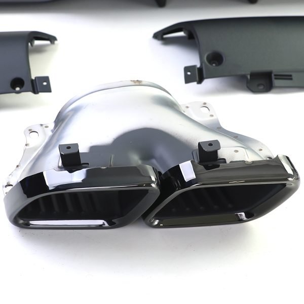 Sport rear diffuser with black tailpipes for MERCEDES GLE W167 - Slika 4