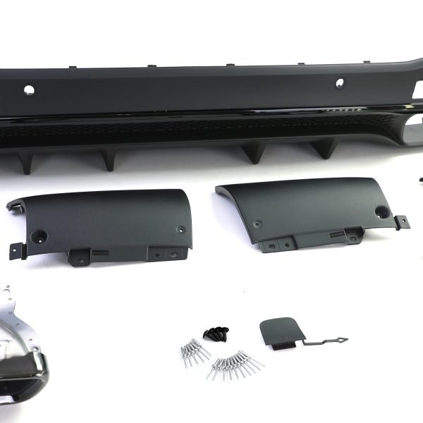 Sport rear diffuser with black tailpipes for MERCEDES GLE W167 - Slika 6