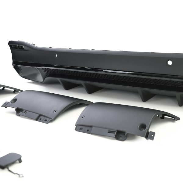 Sport rear diffuser with black tailpipes for MERCEDES GLE W167 - Slika 9