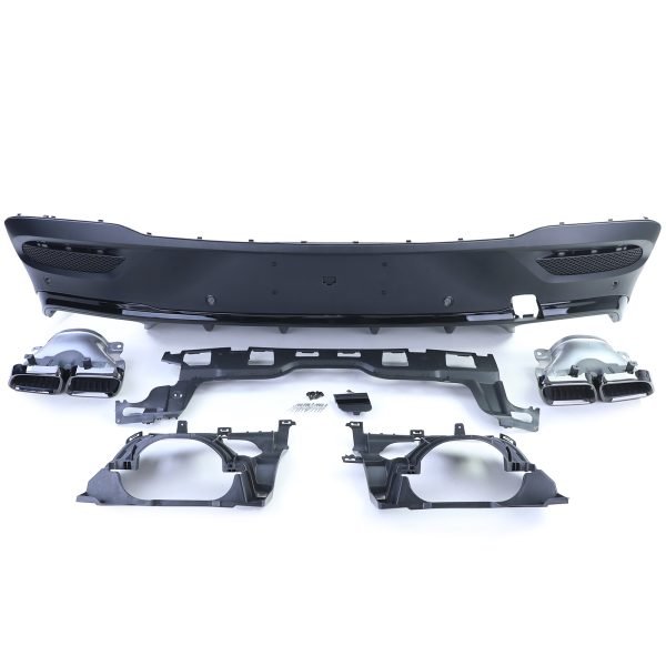 Sport rear diffuser with black tailpipes for MERCEDES GLE C167 - Slika 2