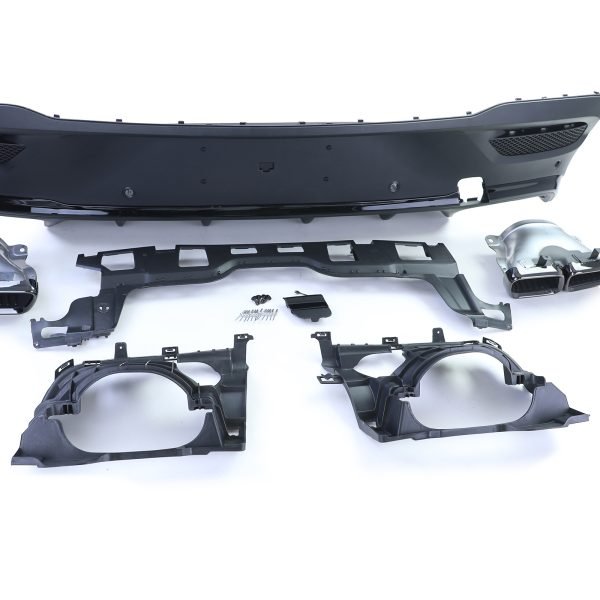Sport rear diffuser with black tailpipes for MERCEDES GLE C167 - Slika 5