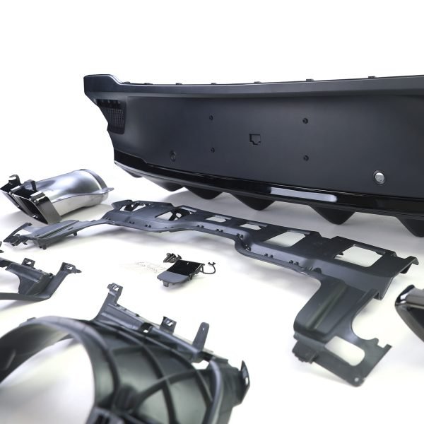 Sport rear diffuser with black tailpipes for MERCEDES GLE C167 - Slika 8