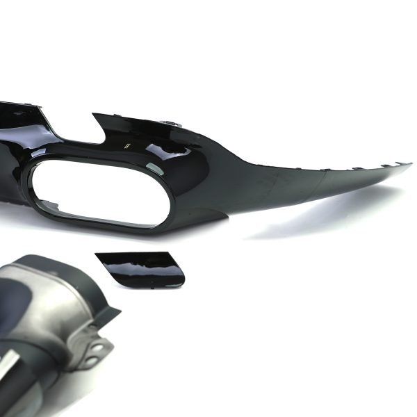 Sport rear diffuser with black tailpipes for MERCEDES CLS C257 - Slika 5